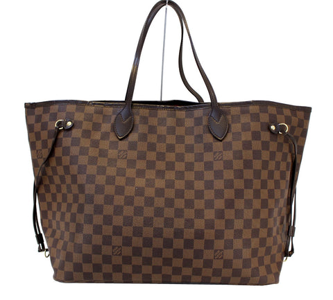 LOUIS VUITTON Damier Ebene Neverfull GM Tote Bag