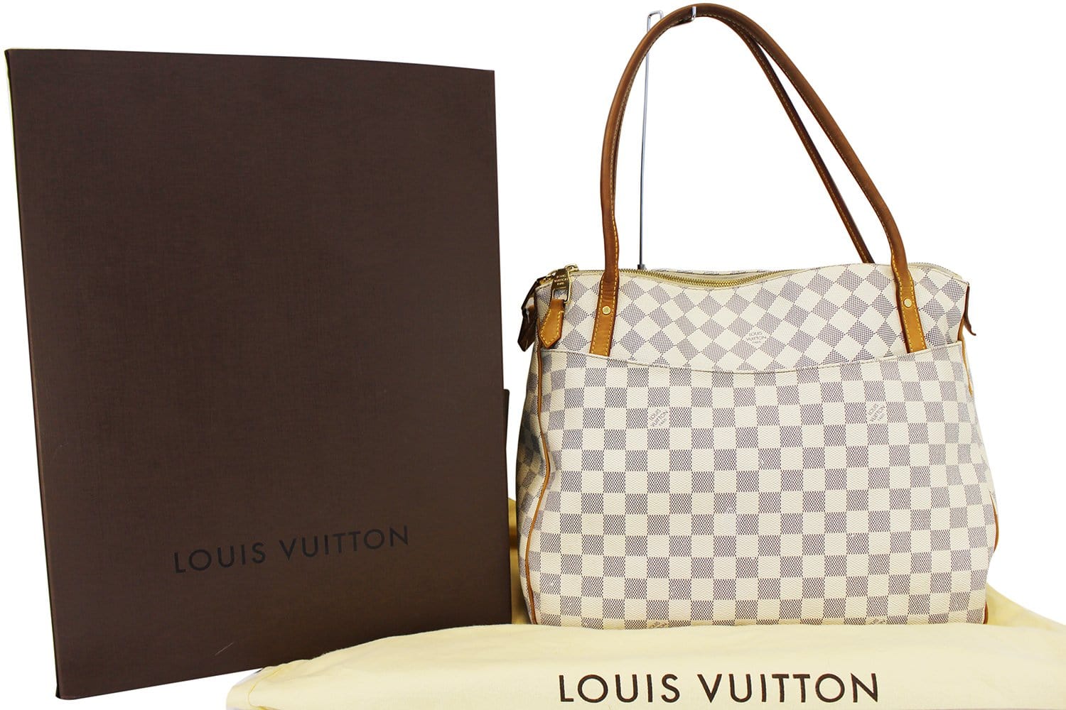 PRELOVED Louis Vuitton GM Damier Azur Figheri Bag SN0192 072823 –  KimmieBBags LLC