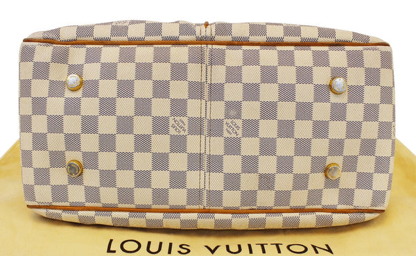 LOUIS VUITTON Damier Azur Figheri GM Shoulder Bag