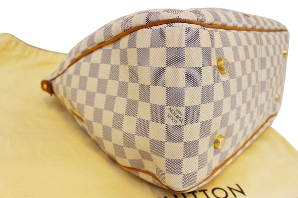 LOUIS VUITTON Damier Azur Figheri GM Shoulder Bag