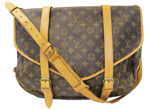 LOUIS VUITTON Monogram Saumur 43 Shoulder Bag