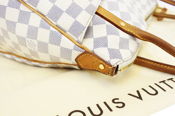 LOUIS VUITTON Damier Azur Figheri GM Shoulder Bag