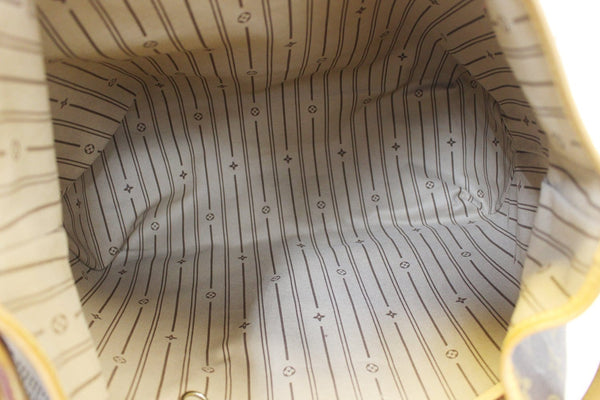 Louis Vuitton Delightful MM Monogram Tote Shoulder Bag - inside look