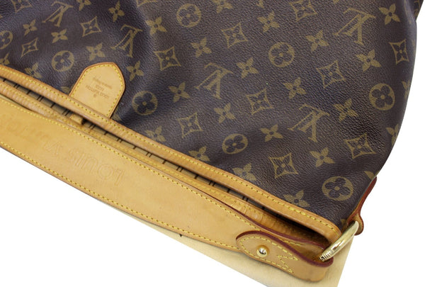 Louis Vuitton Delightful MM Monogram Tote Shoulder Bag - side view