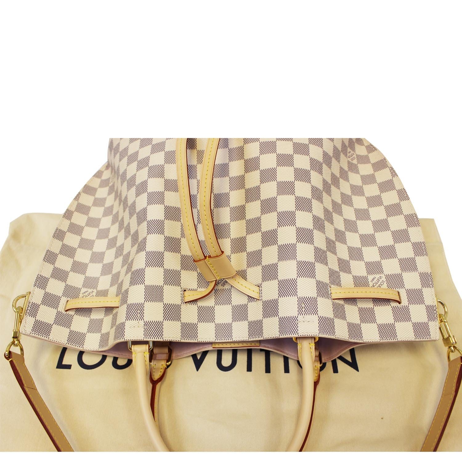 2016 Louis Vuitton Beige Damier Azur Coated Canvas Girolata at 1stDibs  damier  azur girolata, louis vuitton girolata damier azur, lv girolata damier azur