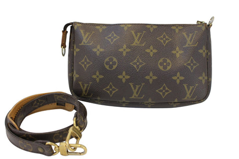 LOUIS VUITTON Monogram Pochette Accessoires Long Shoulder Pouch