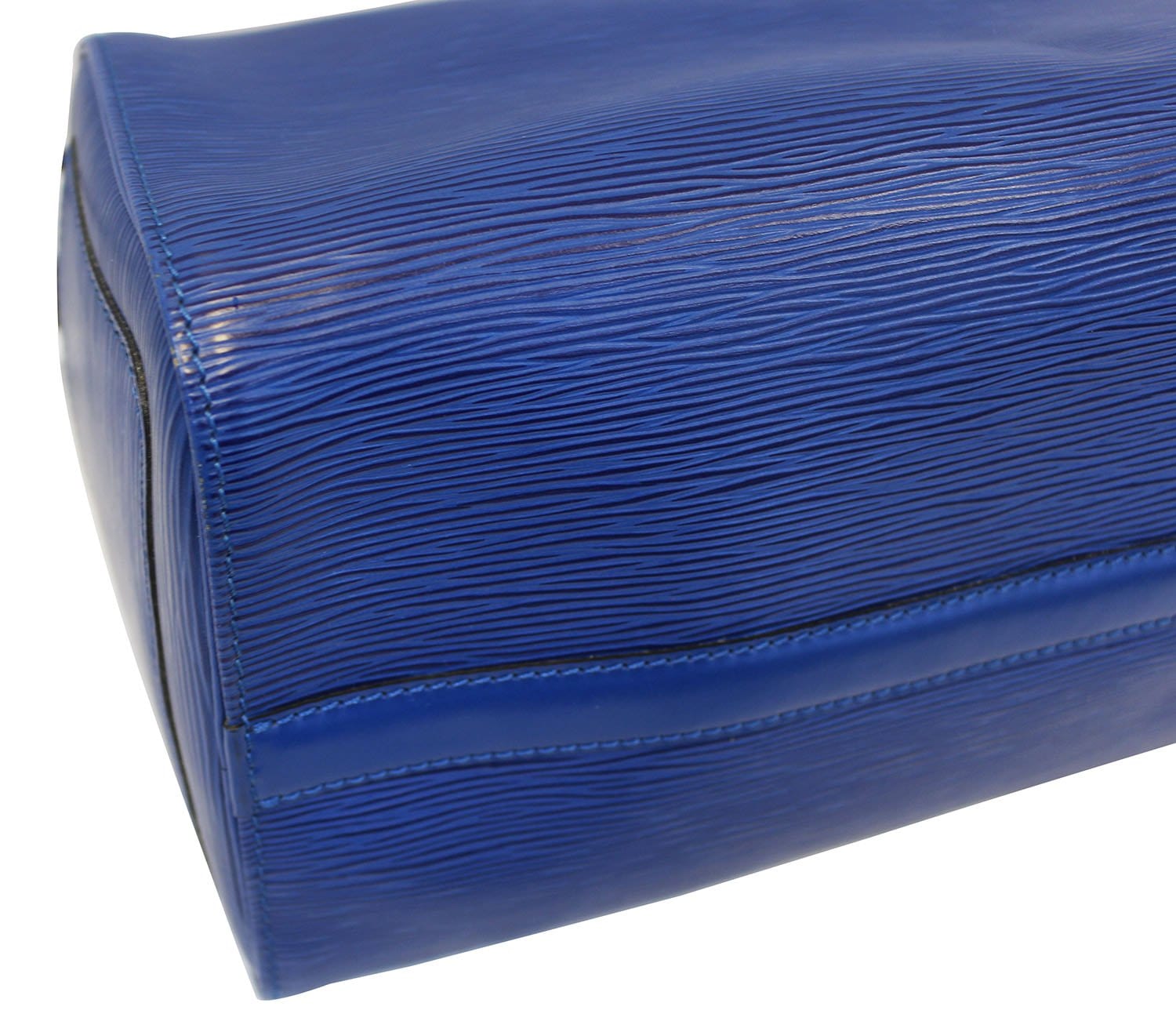 LOUIS VUITTON Pre Owned Epi Leather Blue Speedy 30 Satchel Bag