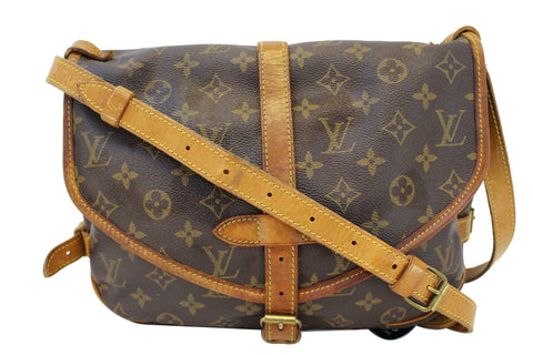 LOUIS VUITTON Monogram Canvas Saumur 30 Crossbody Bag