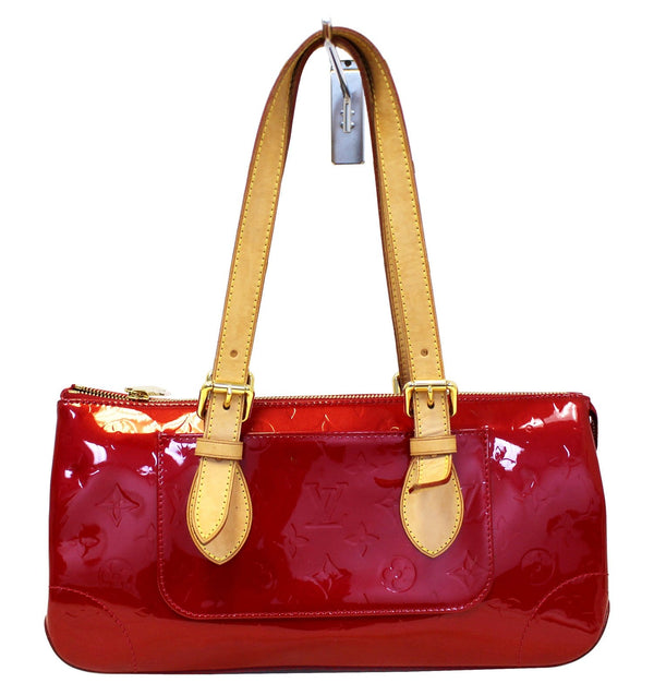 LOUIS VUITTON Monogram Vernis Rosewood Pomme D Amour Shoulder Bag