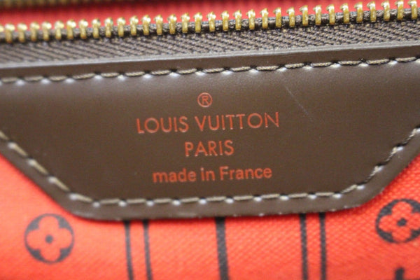 LOUIS VUITTON Damier Ebene Neverfull GM Tote Bag