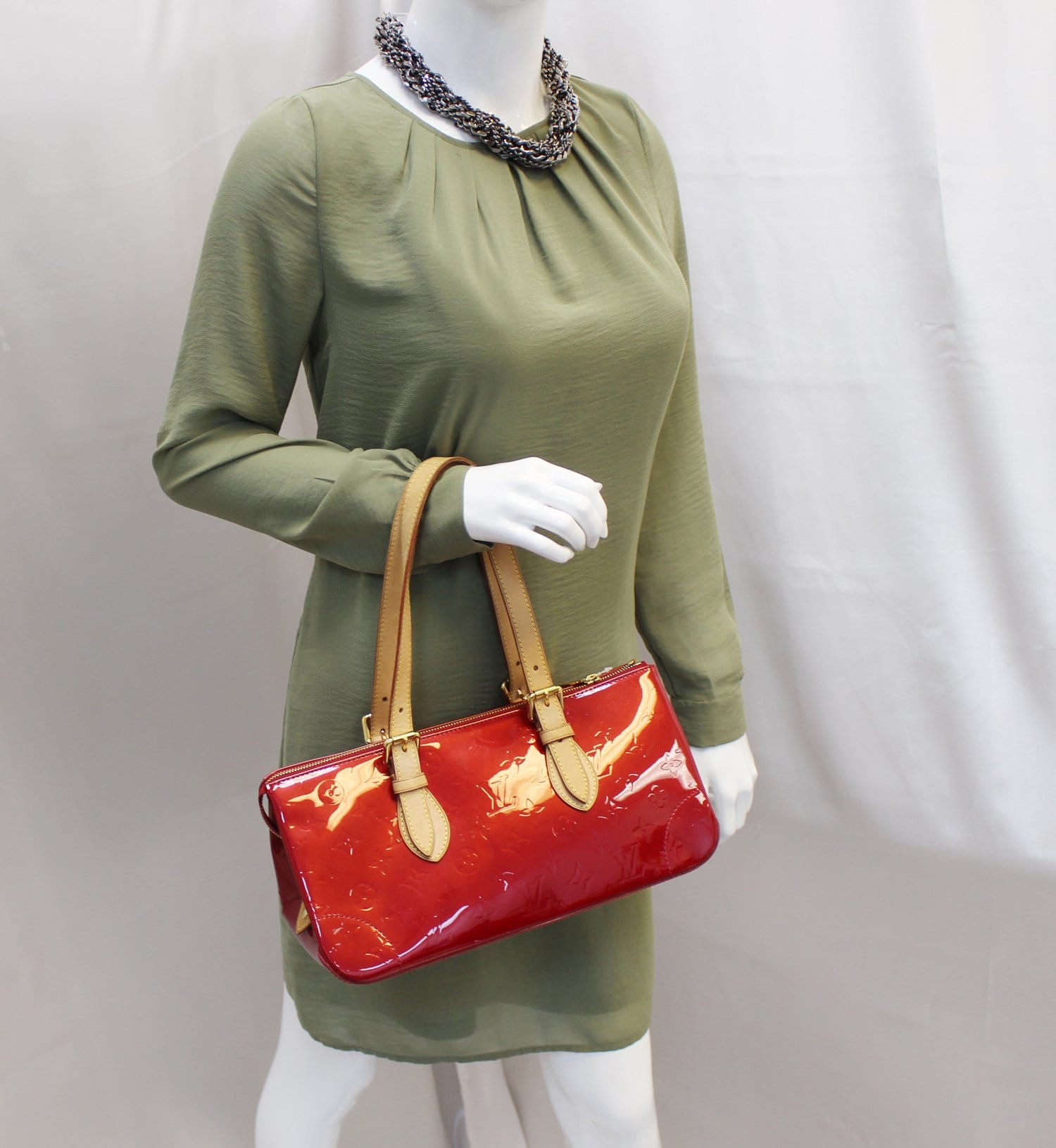 Louis Vuitton Monogram Vernis Rosewood Avenue Shoulder Bag