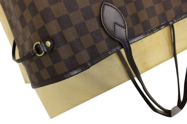 LOUIS VUITTON Damier Ebene Neverfull GM Tote Bag