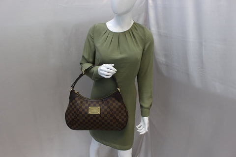LOUIS VUITTON Damier Ebne Thames GM Shoulder Bag