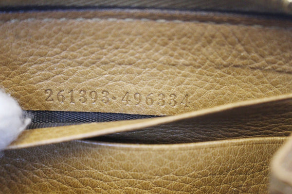 GUCCI GG Canvas Zip Around with Tassels Wallet 261393