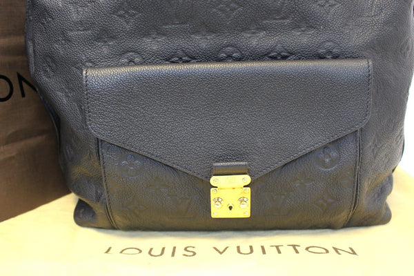 LOUIS VUITTON Black Monogram Empreinte Metis Hobo Bag