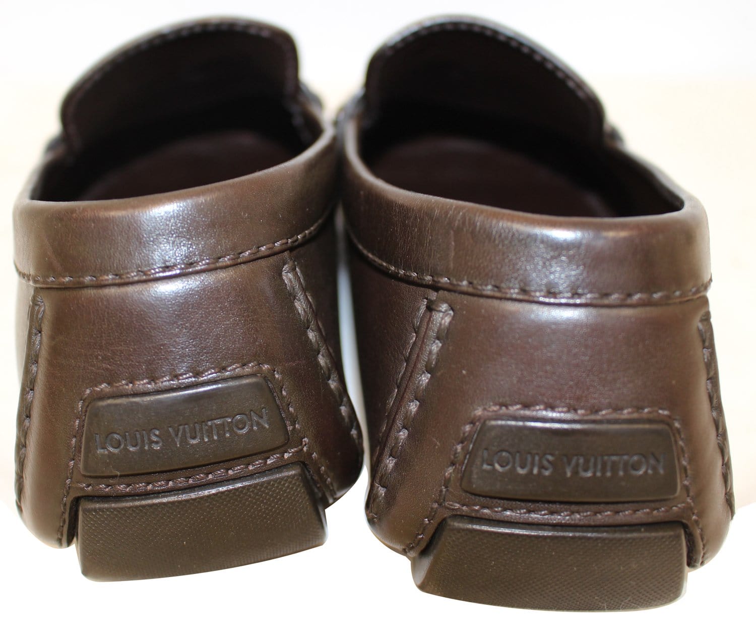 Louis Vuitton Men's Leather Driving Shoes, Size US 8