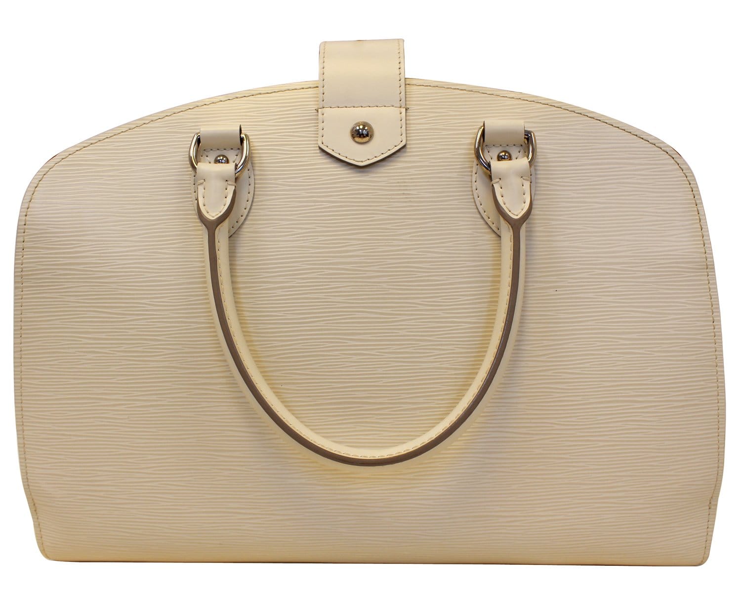 Vintage Louis Vuitton Alma in white EPI leather
