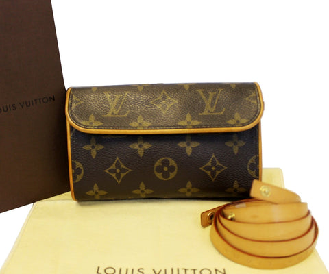 LOUIS VUITTON Monogram Canvas Pochette Florentine Bag