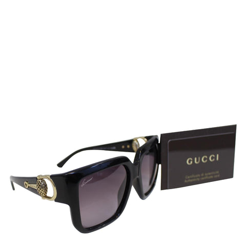 GUCCI Square Frame Horsebit Sunglasses 3713-US