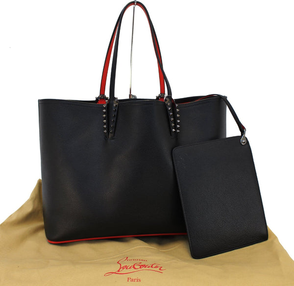 CHRISTIAN LOUBOUTIN Tote Bag - Cabata Studded Leather Bag