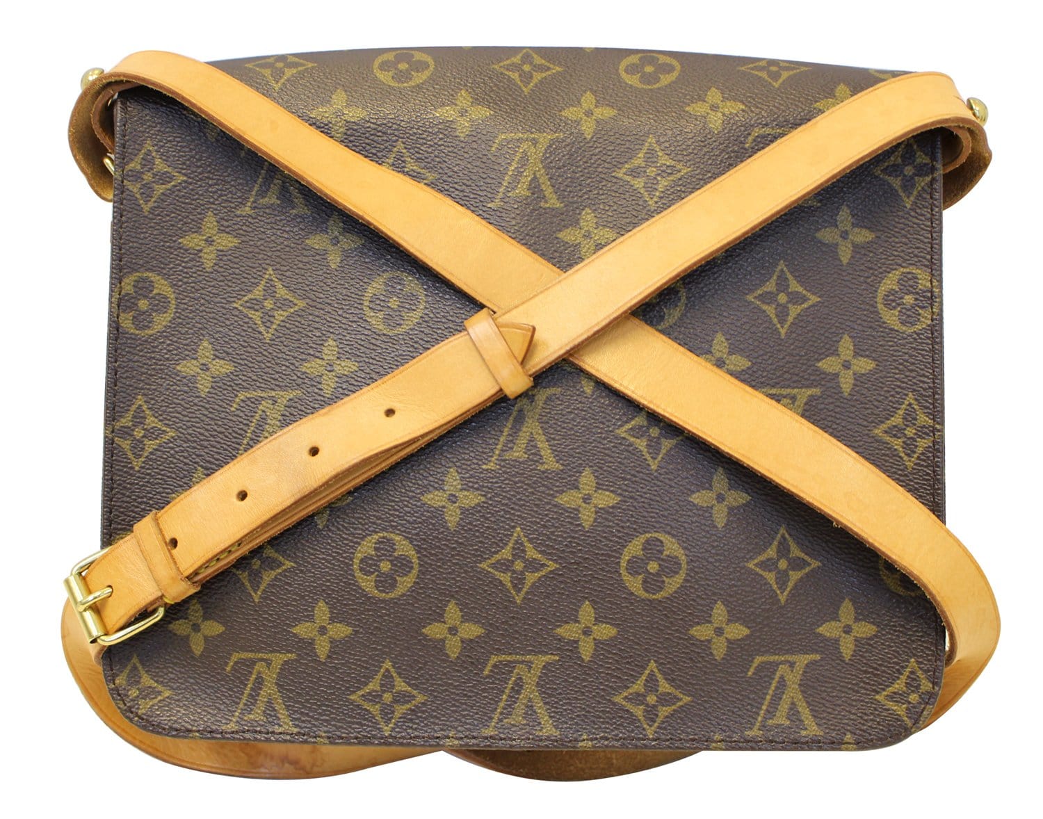 Louis Vuitton Monogram Cartouchiere GM Crossbody Bag 9lz1021