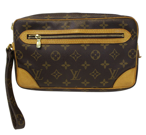 LOUIS VUITTON Monogram Marly Doragonne Clutch Handbag