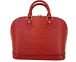 Louis vuitton Used Handbag Epi Leather Red Alma PM 