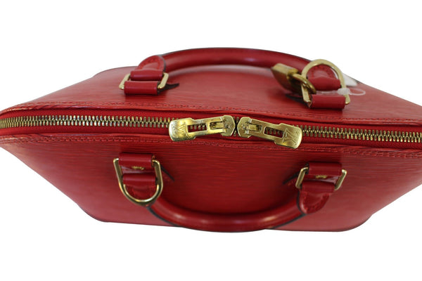 Louis vuitton Used Handbag Epi Leather Red Alma PM 