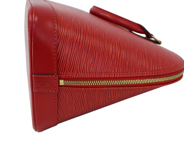 Louis vuitton Used Handbag Epi Leather Red Alma PM 