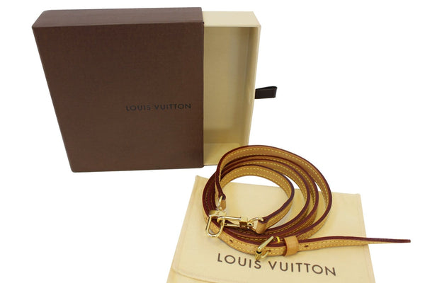 LOUIS VUITTON Leather Shoulder Strap Beige For Eva and Similar