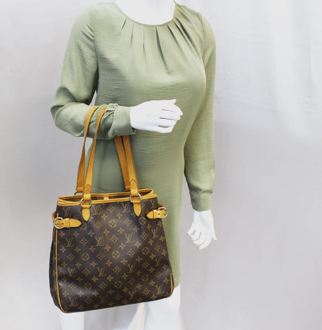 LOUIS VUITTON Monogram Batignolles Vertical Shoulder Bag
