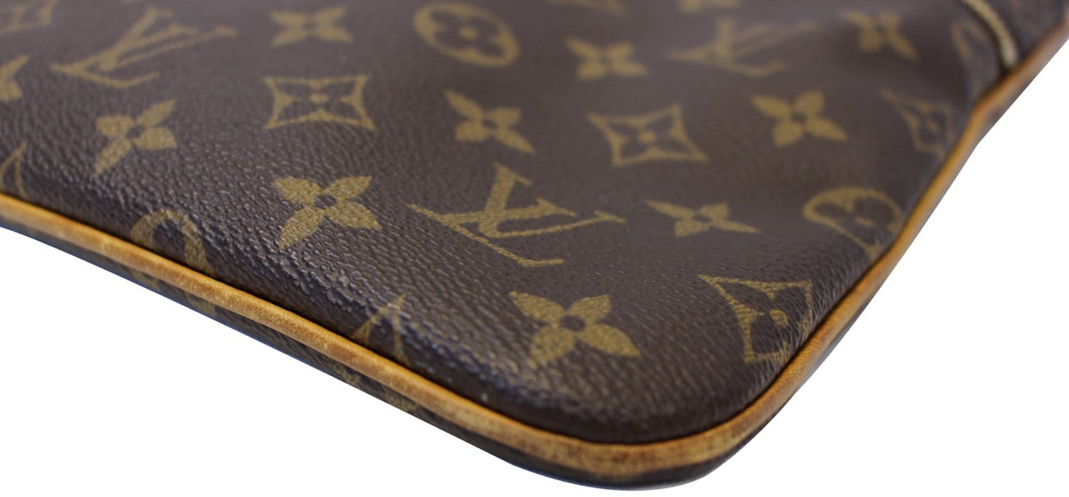 Louis Vuitton 100% Canvas Brown Monogram Pochette Valmy One Size