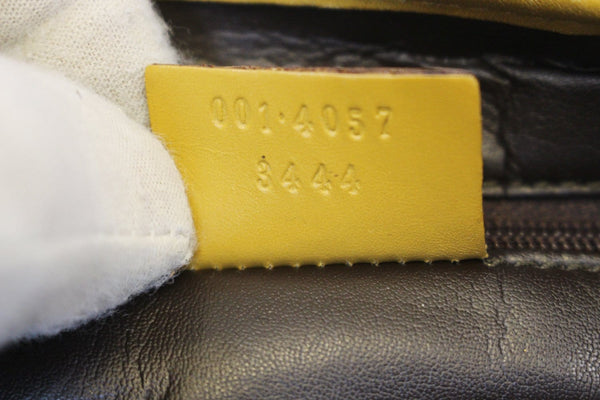 GUCCI GG Canvas/Leather Jackie Shoulder Hobo Bag