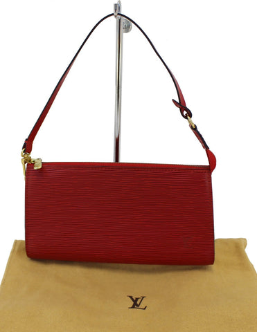 LOUIS VUITTON Epi Leather Red Pochette Accessoires Pouch - Final Call