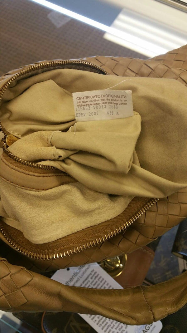 Bottega Veneta Intrecciato Hobo Bag - interior