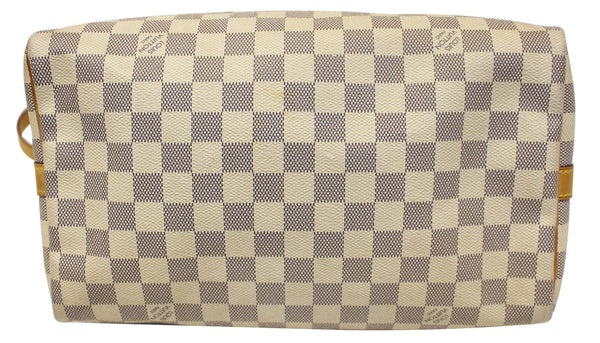LOUIS VUITTON Damier Azur Speedy 30 Bandouliere Satchel Bag