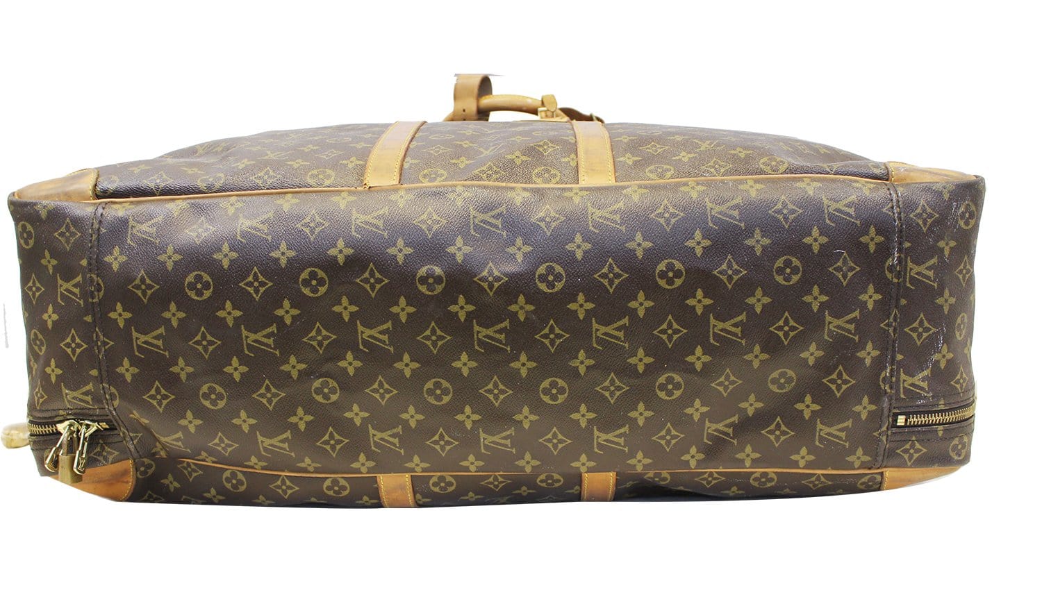 Louis Vuitton Classic Monogram Jacquard Softside Rolling Suitcase. Has Red  Push Button Extending Auction