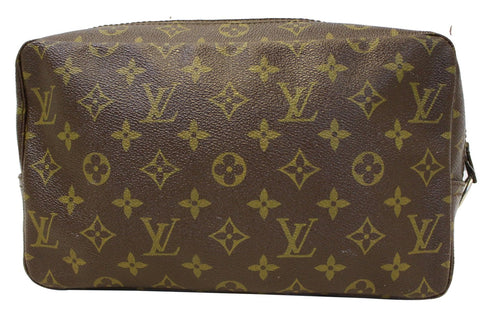 LOUIS VUITTON Monogram Canvas Trousse Toilette 28 Clutch