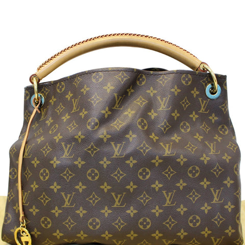 LOUIS VUITTON Artsy MM Monogram Canvas Hobo Brown Shoulder Bag