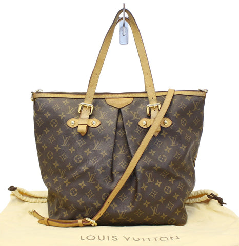 LOUIS VUITTON Monogram Canvas Palermo GM Tote Shoulder Bag