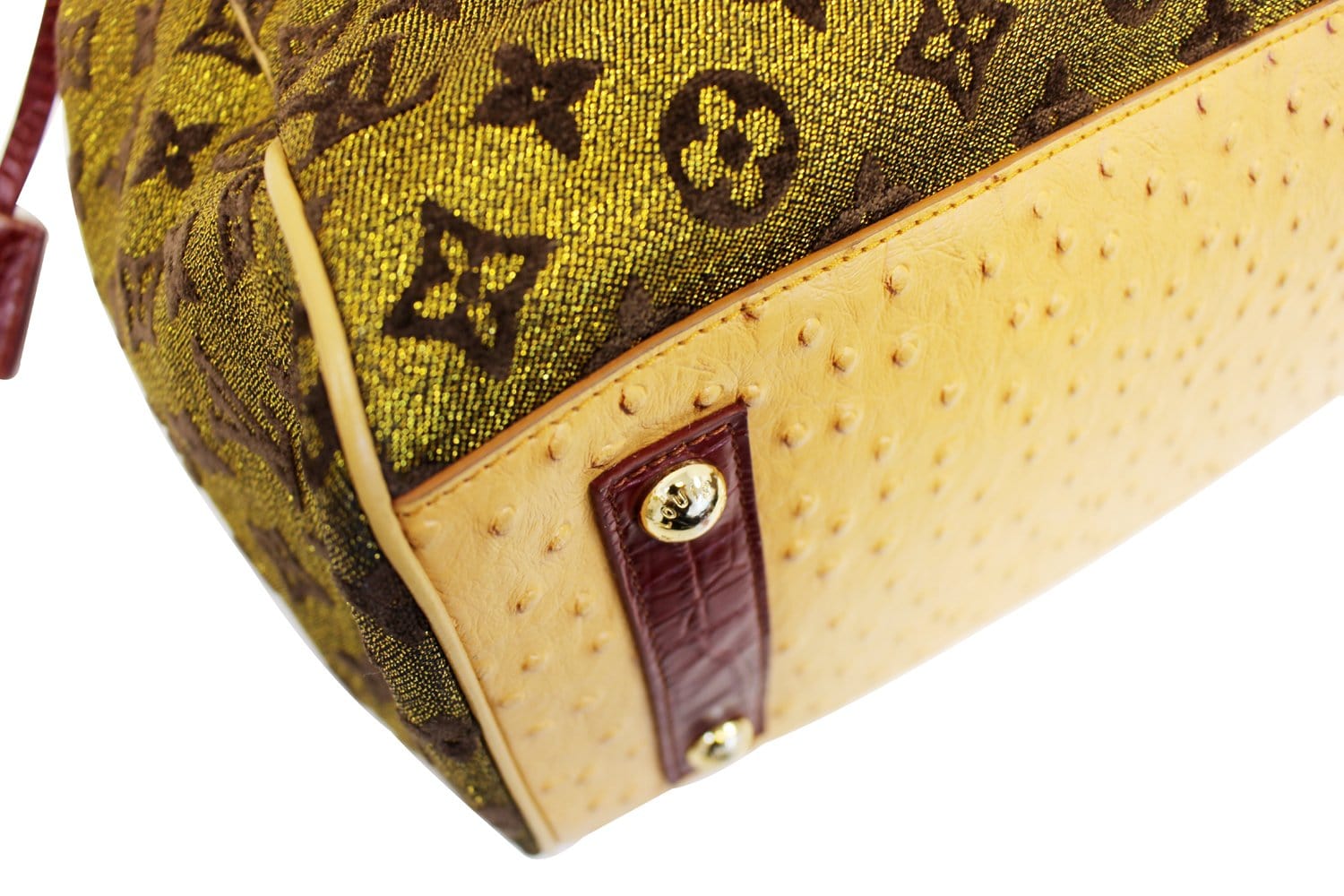 Sold at Auction: Louis Vuitton Limited Edition Gold Ostrich and