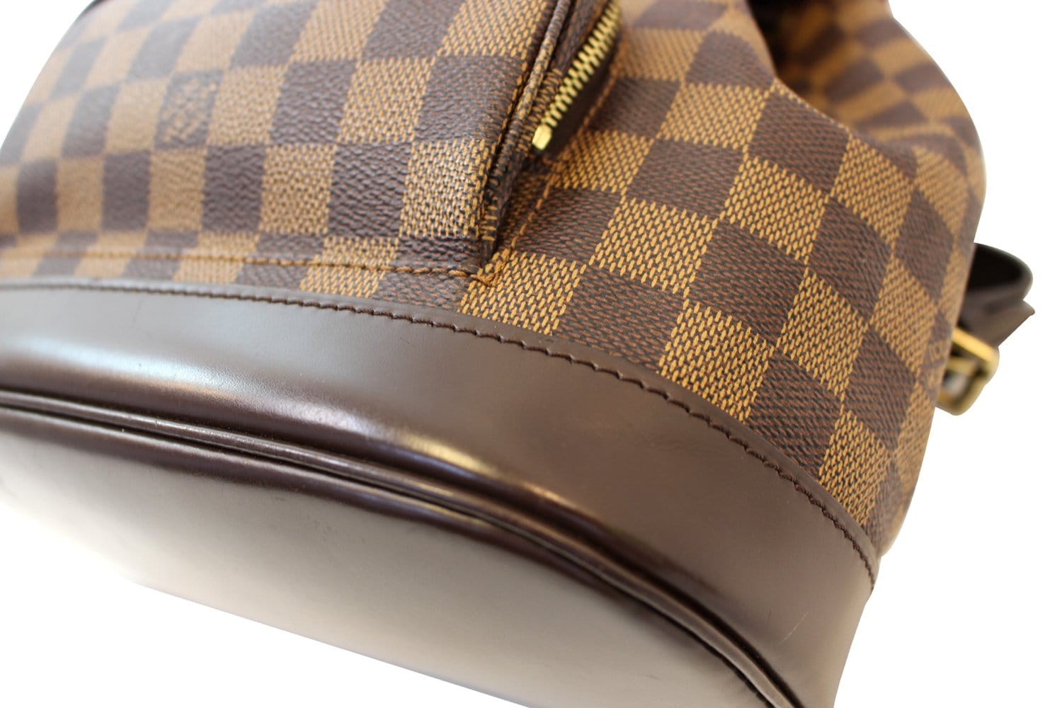 louis vuitton backpack checkered brown