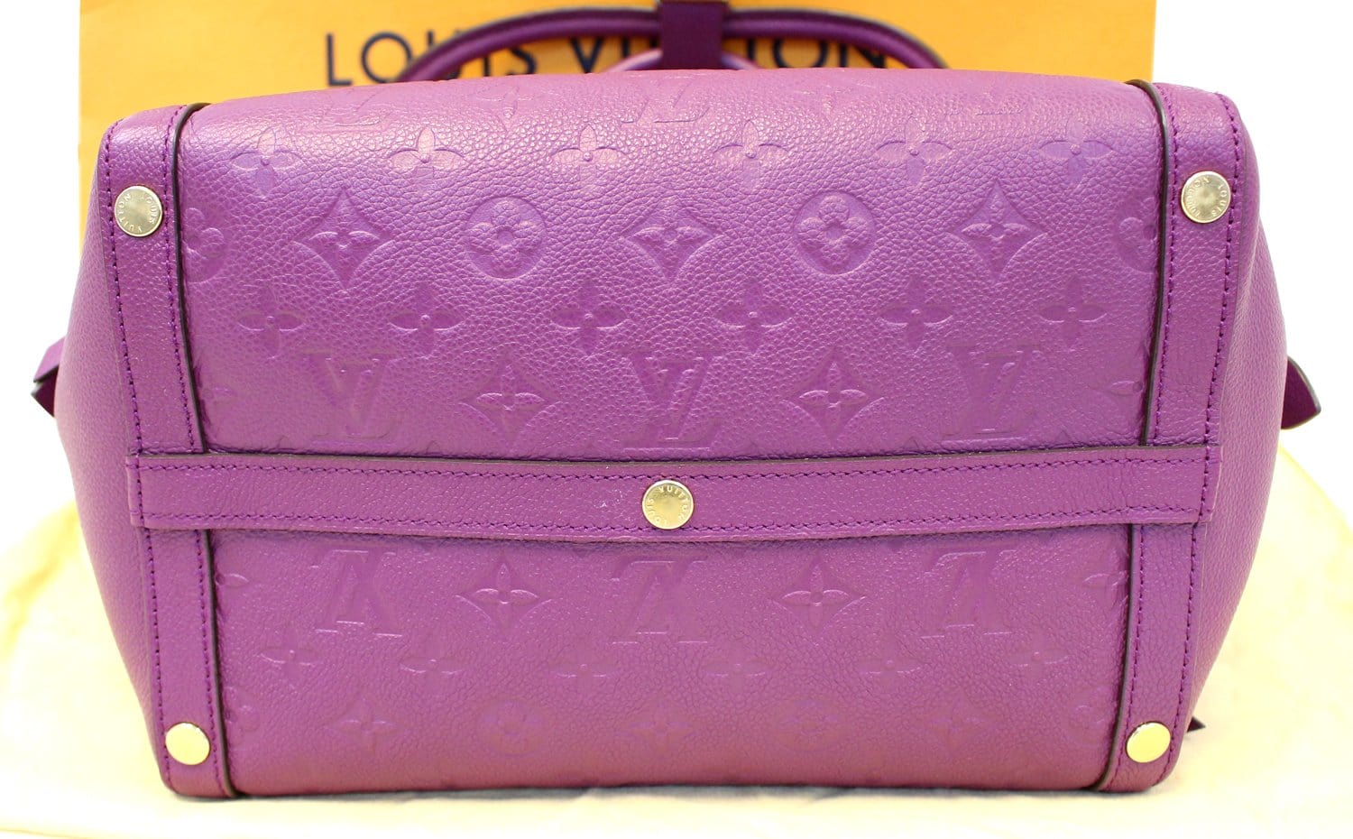 Louis Vuitton Purple Monogram Empreinte Montaigne MM QJB0B71DUA012