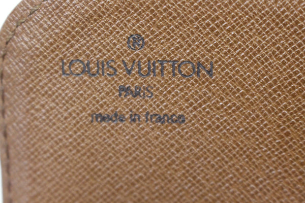 LOUIS VUITTON Used Monogram Brown Cartouchiere MM Messenger Bag