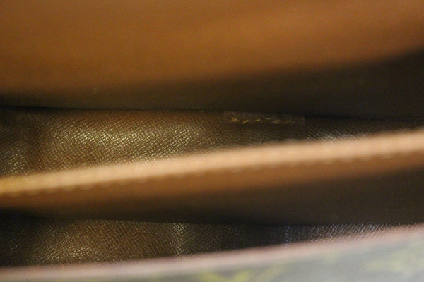 LOUIS VUITTON Used Monogram Brown Cartouchiere MM Messenger Bag