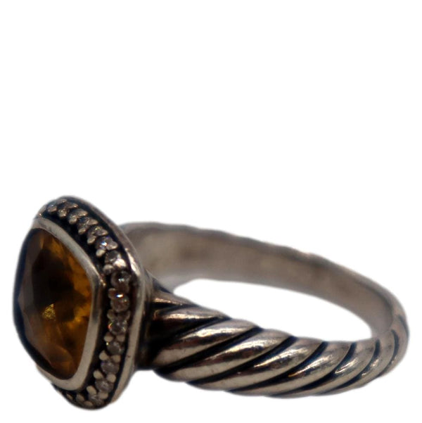 DAVID YURMAN Albion Sterling Silver Citrine Ring