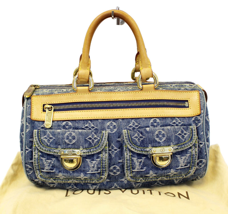 Louis Vuitton Neo Speedy Blue Denim ref.269291 - Joli Closet