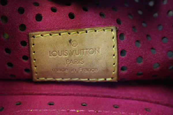 LOUIS VUITTON Fuchsia Monogram Perforated Musette Crossbody Bag
