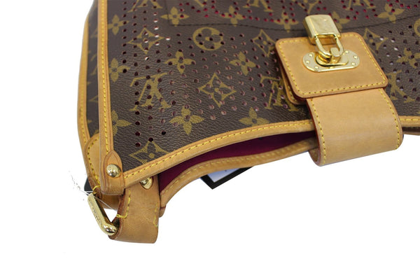 LOUIS VUITTON Fuchsia Monogram Perforated Musette Crossbody Bag