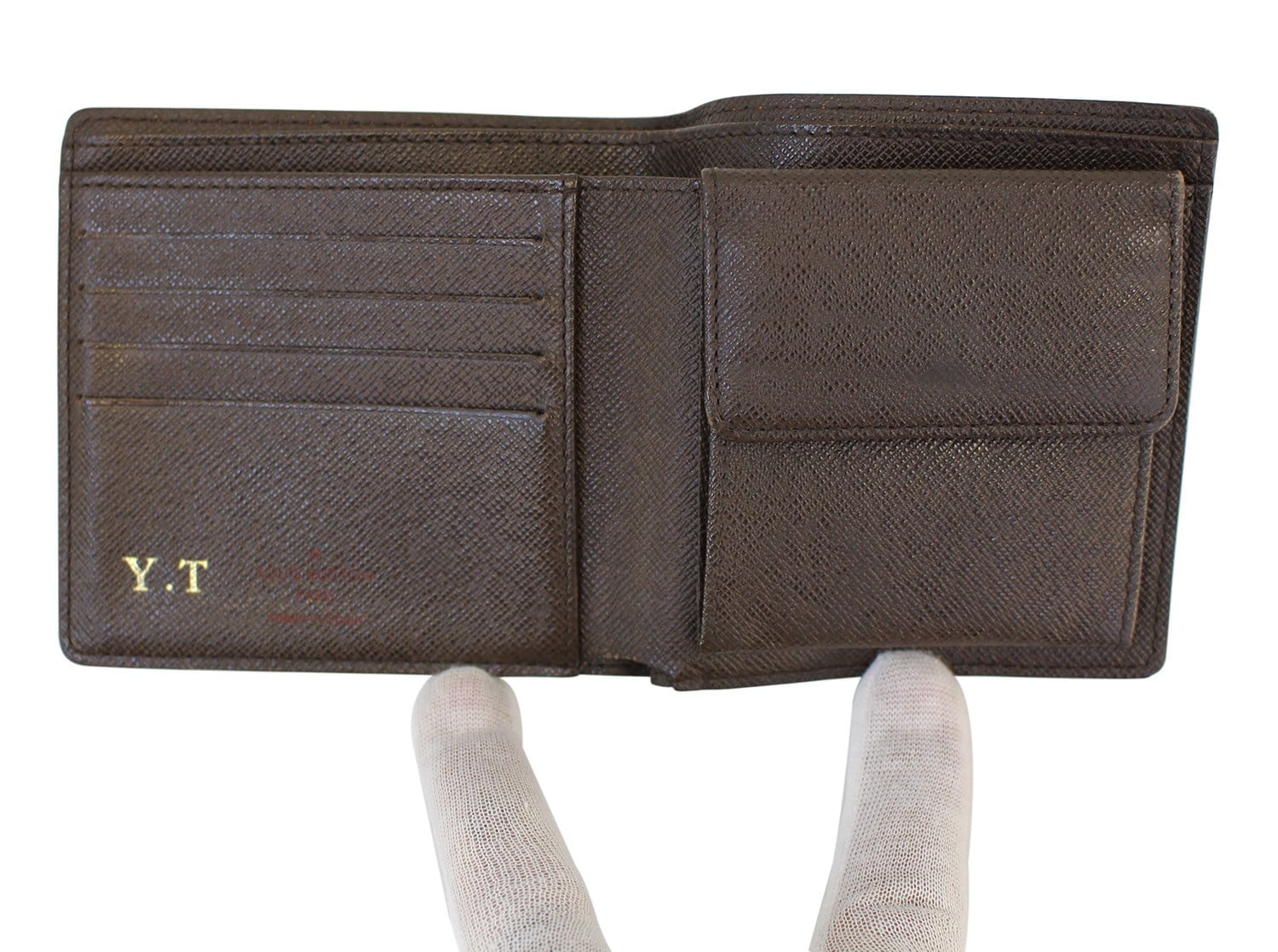 Louis Vuitton Damier Ebene Men's bifold wallet